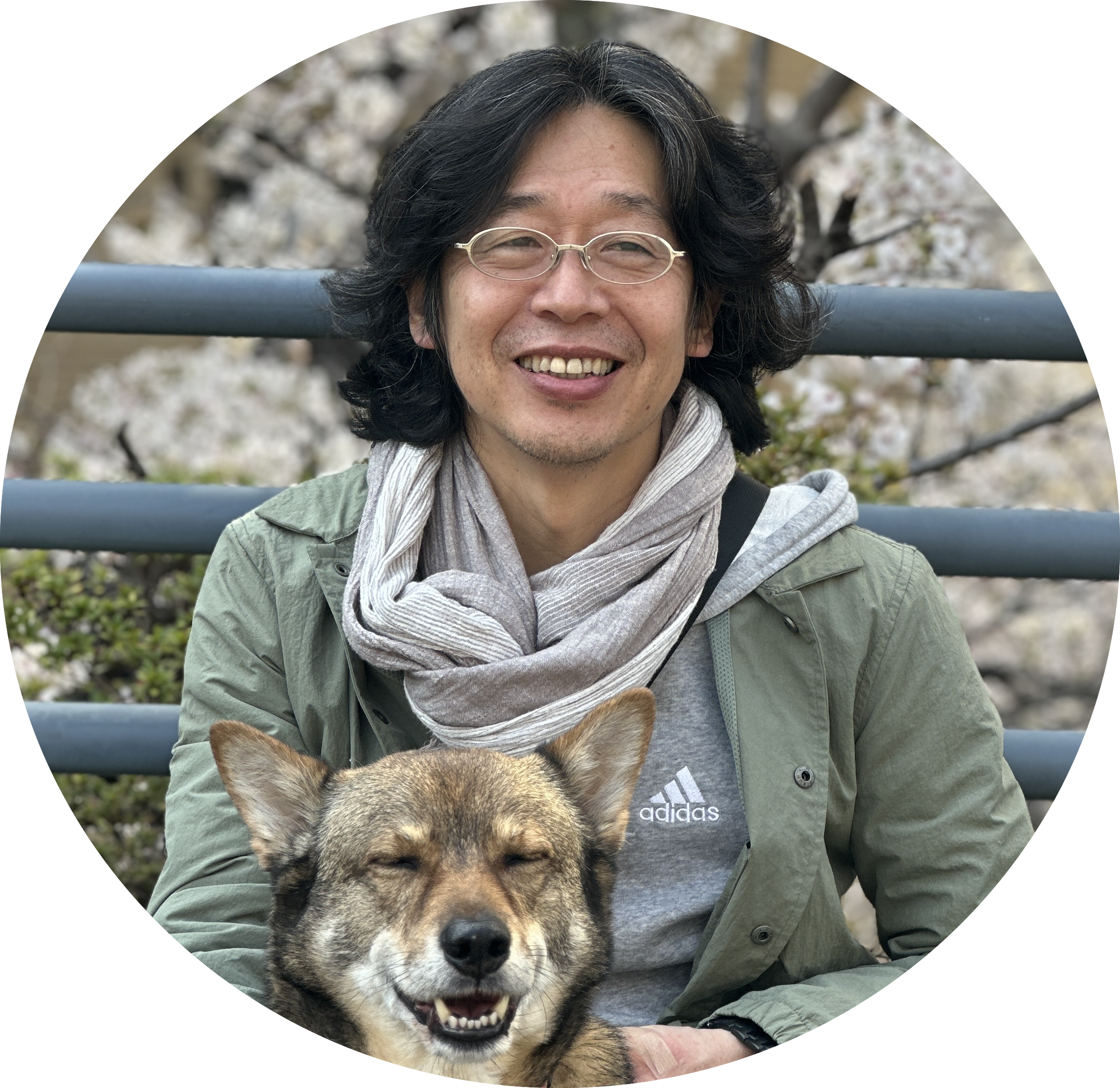 大庭建築設計事務所代表 大庭明典と愛犬